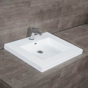 Installation of the basin is skilled, choose the right height is the most important