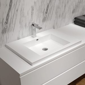 Bathroom decoration table basin installation skills