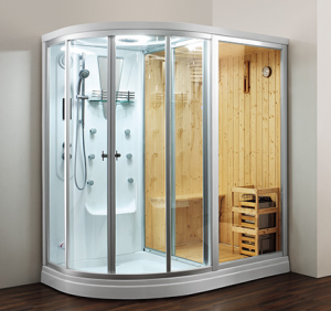 Rational use of shower room space, shower room sliding door six installation methods teach you!