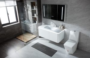 Bathroom decoration three structure basin design