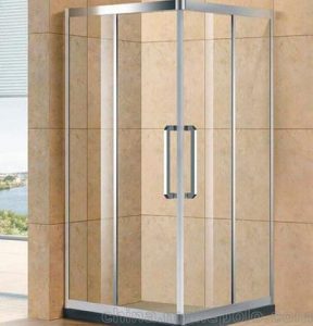 Rational use of shower room space, shower room sliding door six installation methods teach you!