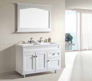 Is the solid wood bathroom cabinet waterproof