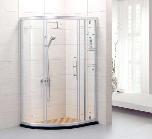 How to Clean Shower Room glass Easy to clean with handy tools!