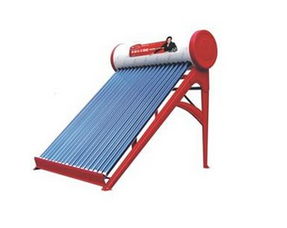 Use a solar water heater to get hot showers in winter