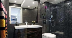 Bathroom decoration design do not regret to refuse the three dead corners