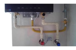 Water heater installation height