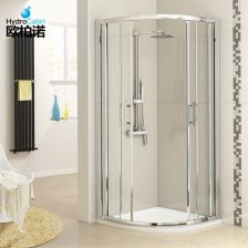 Shower partitions without glass