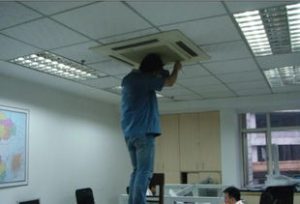 The method and process of central air conditioning air duct cleaning