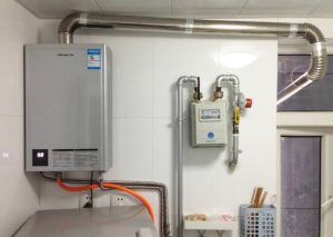 Gas water heater installation