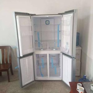 What are the benefits and drawbacks of air-cooled refrigerators