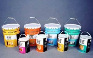 What is the gloss of the paint film and how is the gloss of latex paint classified?