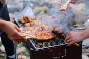 Outdoor barbecue attention matters smoky eyes do