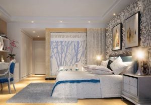 Large bedroom layout principle