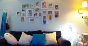 Is it good to put photo wall in living room