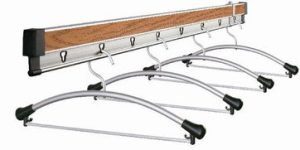 What are the basic clothes rack accessories