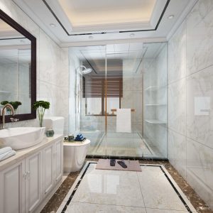 Bathroom tile selection considerations to make the bathroom safe and convenient