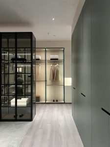 How should a modern cloakroom be designed