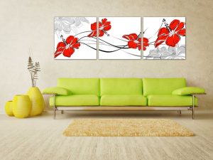 Living room decorative painting cleaning and nursing way