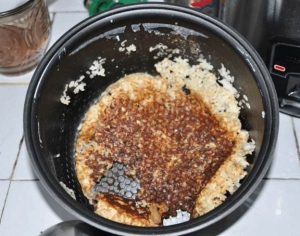 What if the rice is burnt? A little trick you have to learn in your life