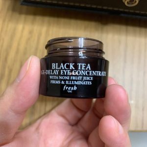 fresh black tea eye cream usage dosage When is the best time to use