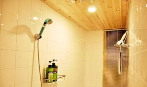 Is the ceiling of toilet sauna board good