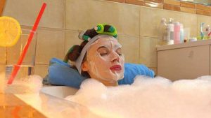 How often can I apply a mask when I take a bath