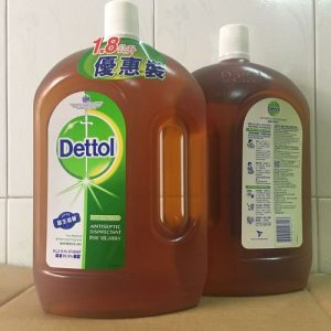 The difference between Dew and disinfectant solution