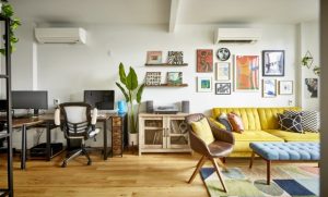 Mix and match style small apartment decorative collage artistic sense