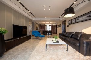 Rectangular living room decoration tips